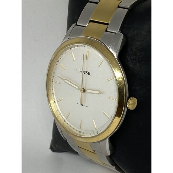 Fossil Minimalist 3H FS5359 Men's Stainless Steel Analog Dial Quartz Watch WO173 - Picture 4 of 12